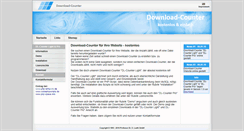 Desktop Screenshot of download-counter.lueth.com